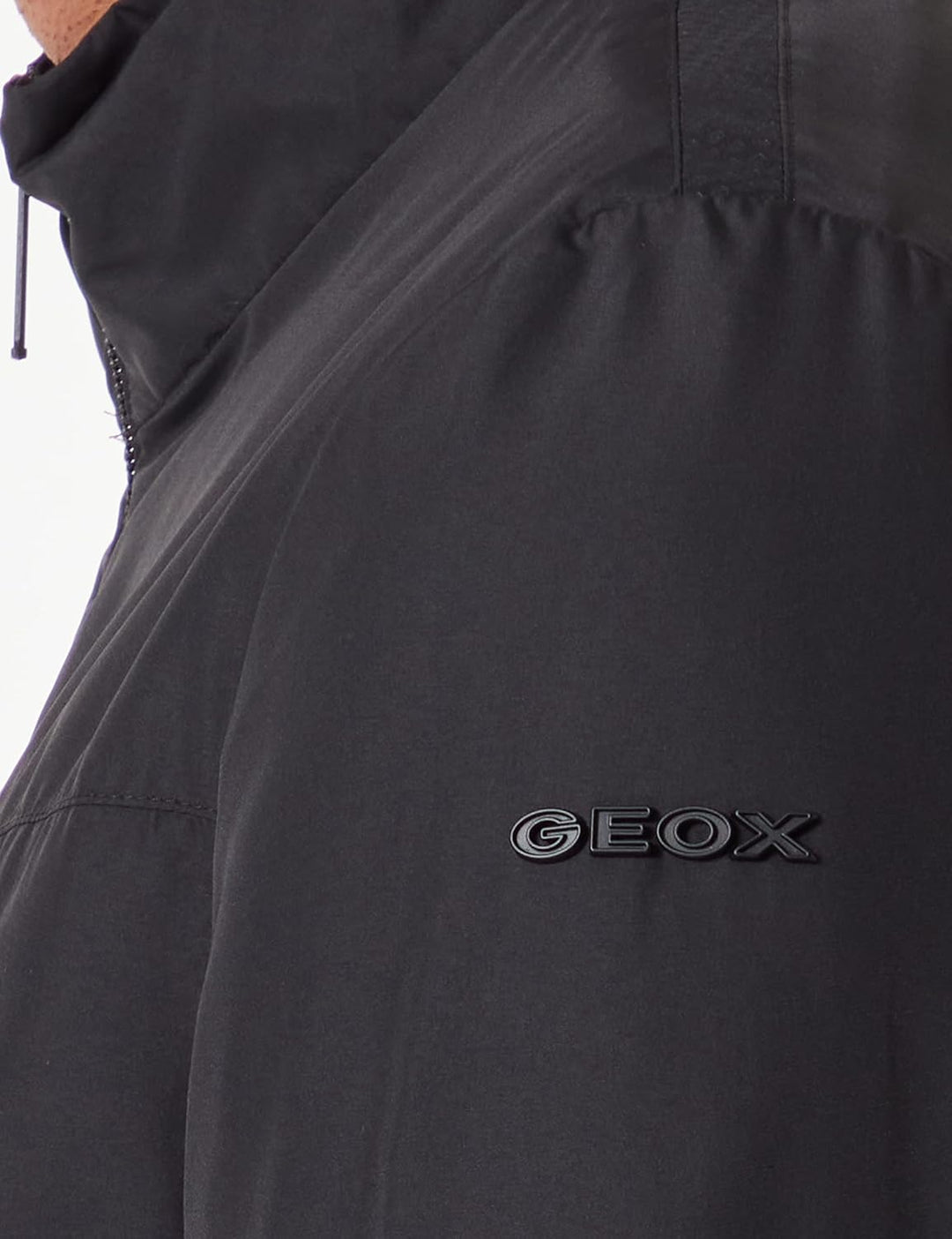 Geox Herren Jacket 40 Schwarz, 40 Schwarz