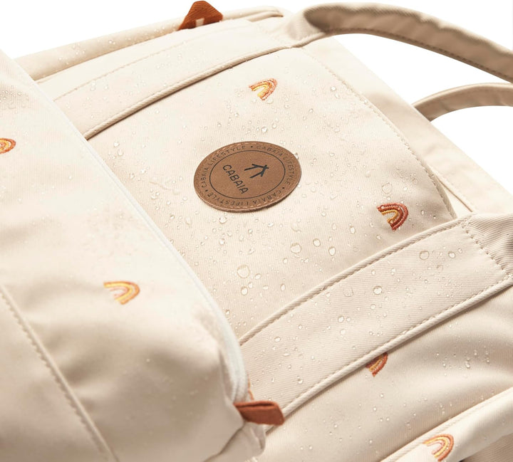 Cabaïa Wickelrucksack - Medium 18L - 3L Isoliertasche, Kinderwagenbefestigungen - Design & Wasserabw