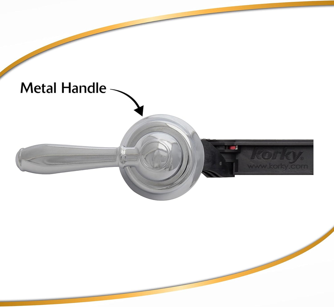 Korky 6051BP Strongarm Tank Lever Universal to Fit Front Angled Side Left and Right Mount Toilets, 1