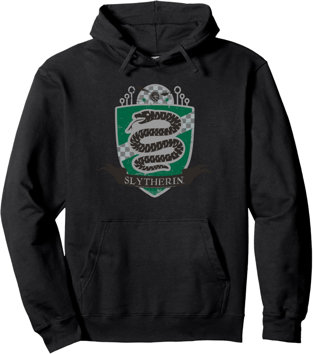 Harry Potter Slytherin Quidditch Crest Pullover Hoodie
