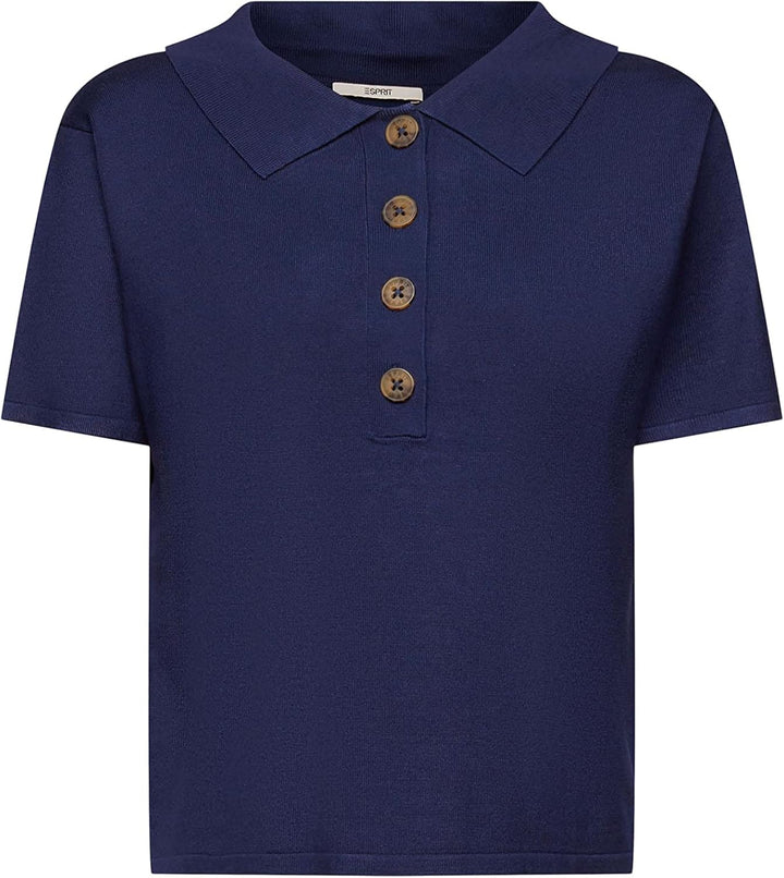 ESPRIT Damen 993ee1i320 Pullover L Navy, L Navy