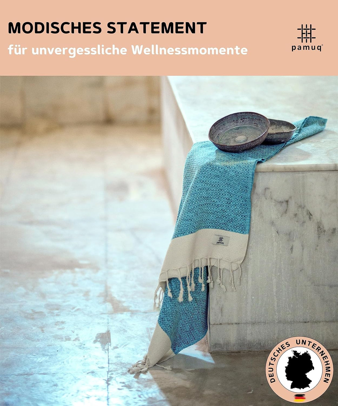 Strandtuch XXL Saunatuch Badetuch Hamamtuch Gross Baumwolle Duschtuch Pestemal Handtuch Fouta Pareo