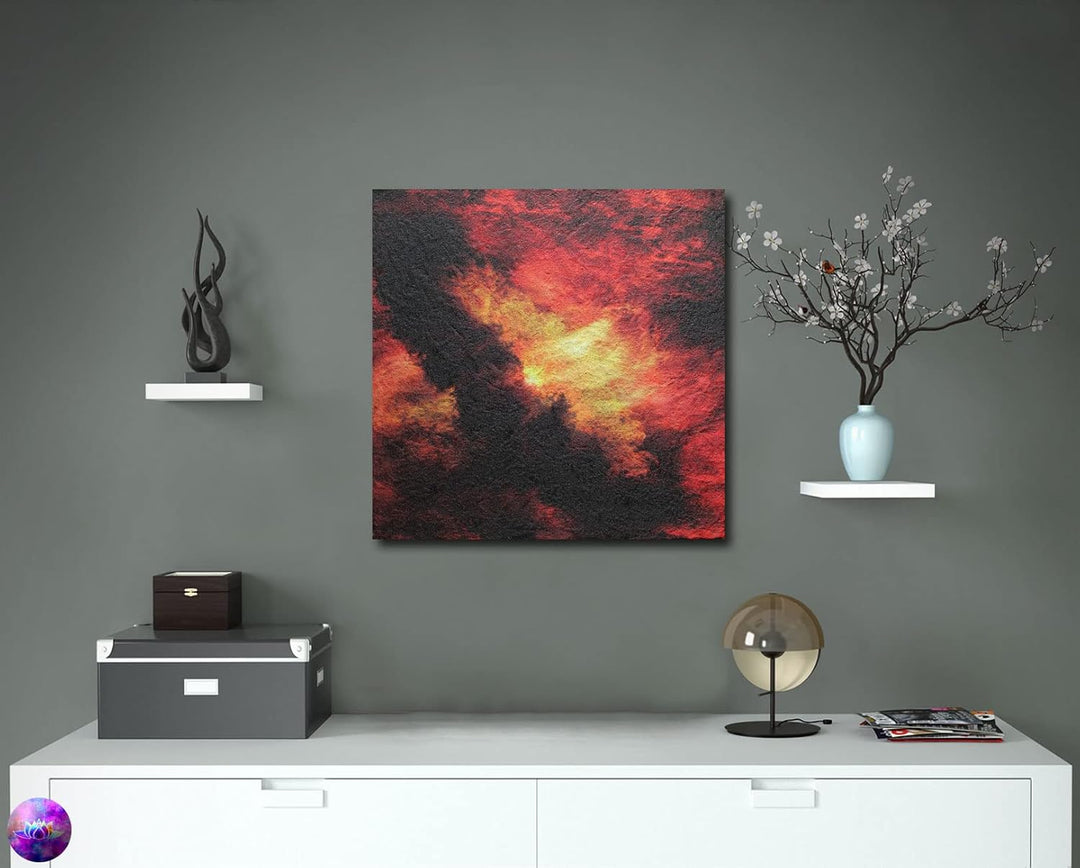 Original Gemälde Abstrakte Malerei Unikat - Strukturgemälde Acrylgemälde Moderne Kunst Wandkunst Hom