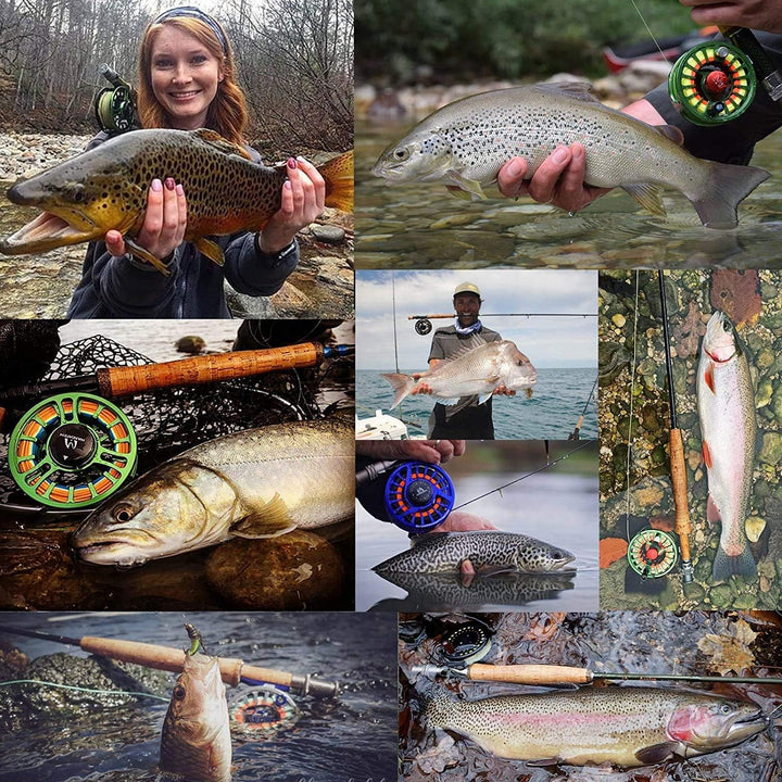 MAXIMUMCATCH Bestprice Fliegenfischen Schnur (Weight Forward, Schwimmende Fliegenschnur) und Fliegen