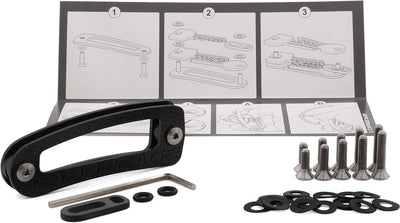 CARBOCAGE KEYCAGE - Key Organizer Titanium - Schlüsselorganizer - Schlüsselbund bis zu 14 Schlüss