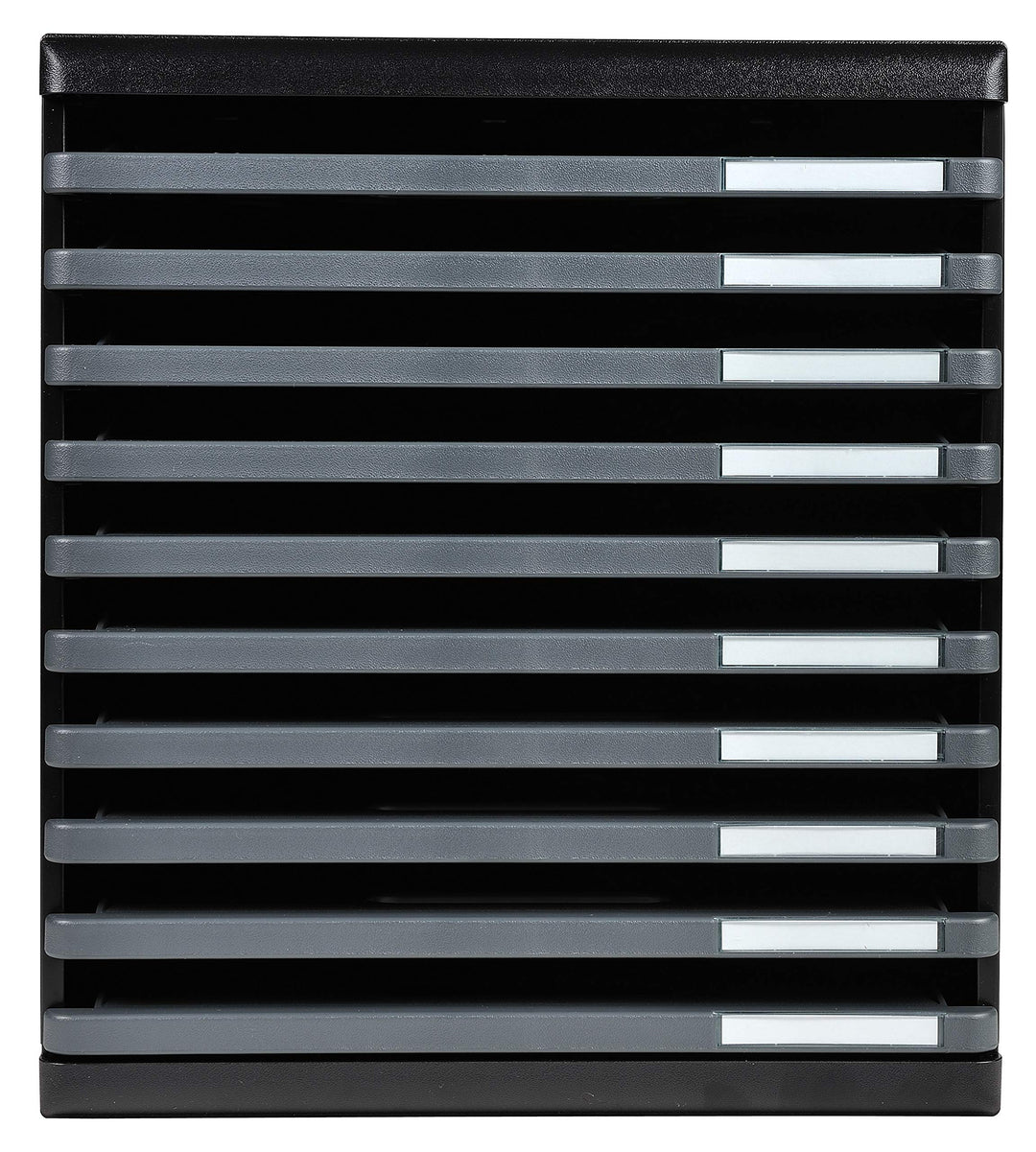 Exacompta 304714D Modulo Ablagebox (für Dokumente in Format DIN A4, 35 x 28,8 x 32 cm, mit 10 Laden,
