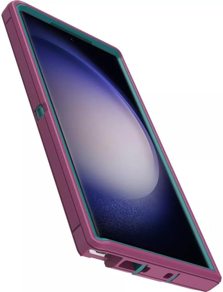 OtterBox Schutzhülle für Galaxy S23 Ultra Defender Serie – Canyon Sun (Pink), robust und langlebig,