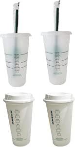 Starbucks Wiederverwendbares Set: 57 - 680 ml Becher und 57 - 473 ml heisse Tassen