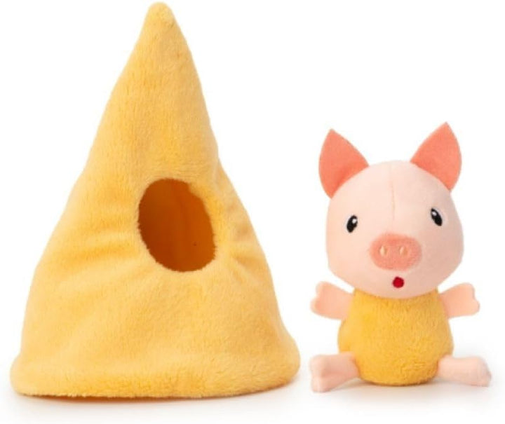 Lilliputiens - Haus des Wolfs und der DREI kleinen Schweinchen - Stoffspielzeug inspiriert vom berüh