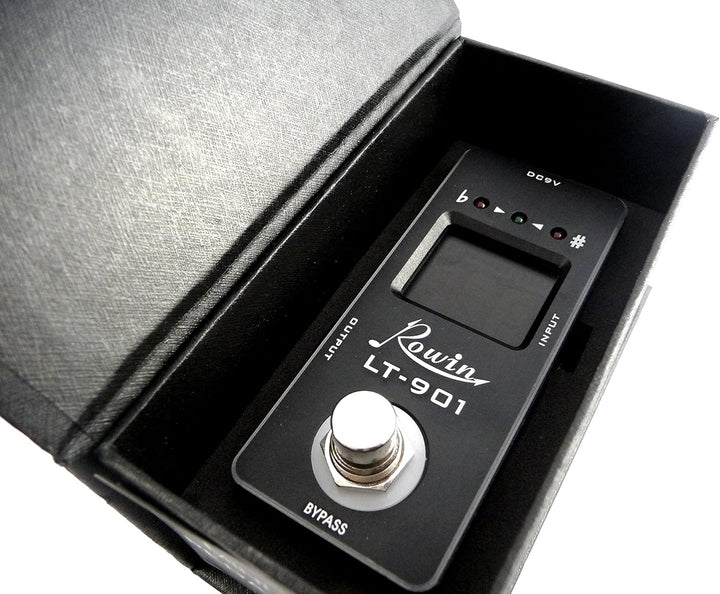 Stagg 22367 BX-TUNER Blaxx mini Gitarren-Fusspedal Tuner Pedal, Tuner Pedal