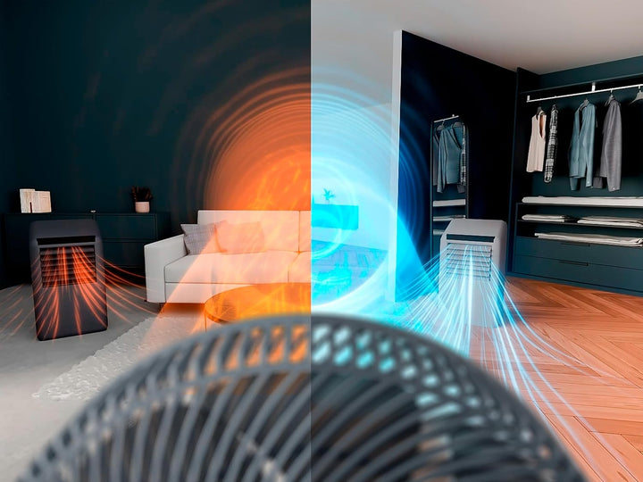 Rowenta Turbo Swift Silence Standventilator, multidirektionale Schwenkfunktion, bis zu 50% Energieei