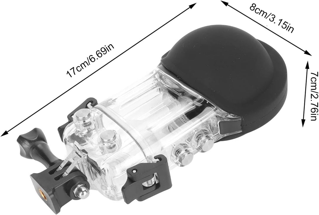 Wasserdichtes Gehäuse für Insta360 ONE X3, Unterwasser-Tauchschutzhülle 164ft IPX8 Wasserdichtes Kam