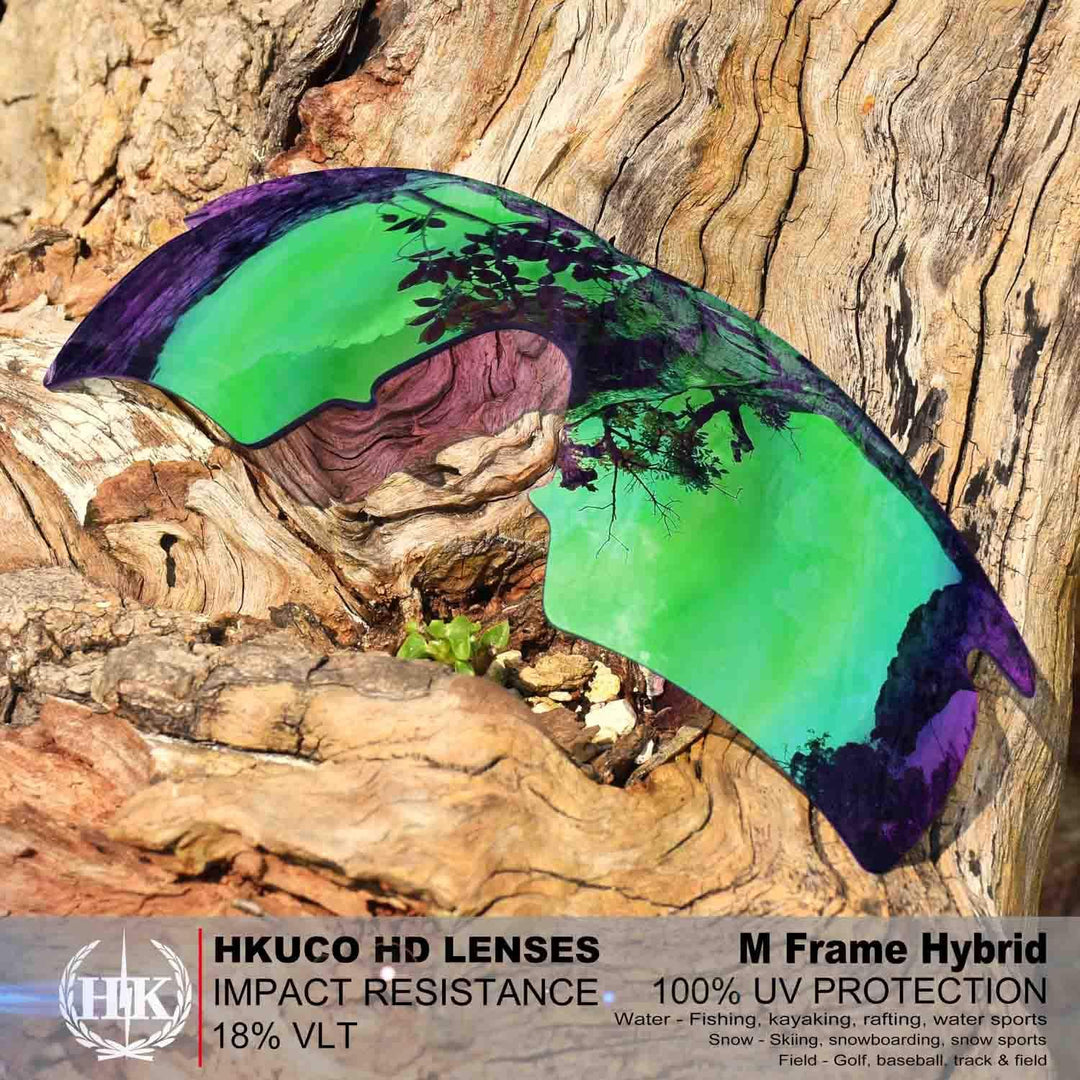 HKUCO Plus Mens Replacement Lenses for Oakley M Frame Hybrid - 1 Pair