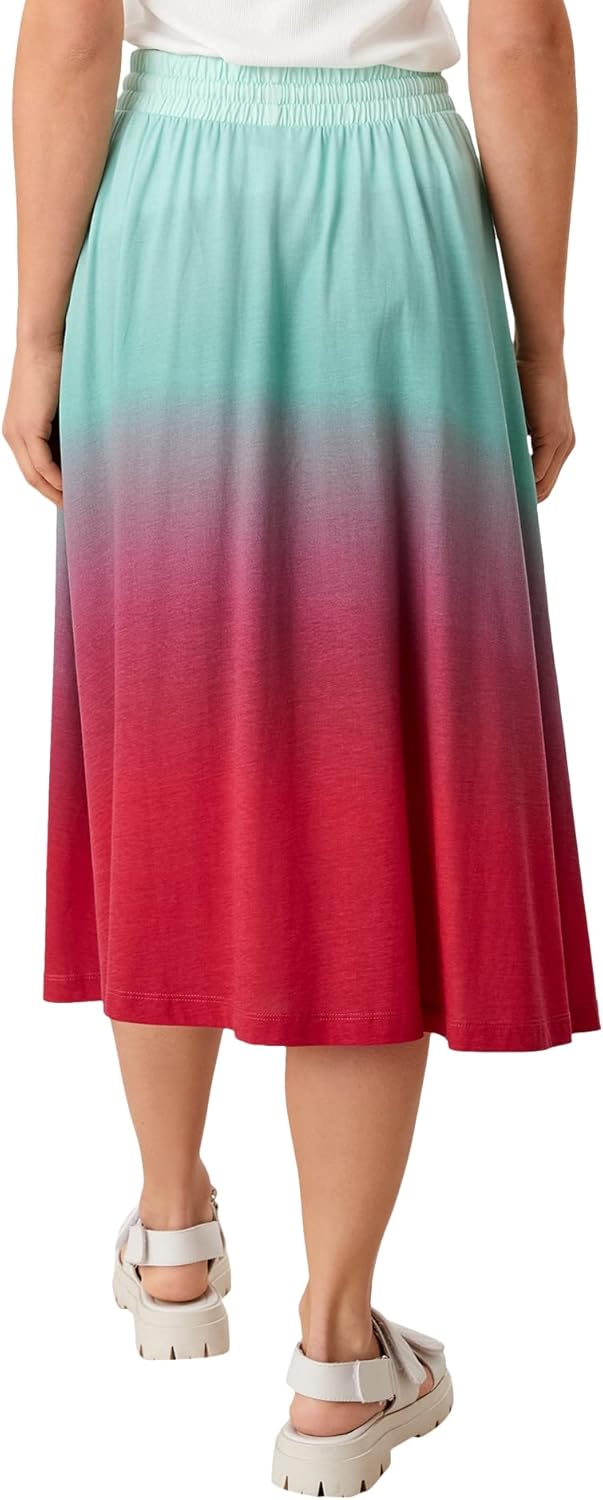 s.Oliver Damen Rock 48 Pink|rot|türkis, 48 Pink|rot|t&#xFC;rkis