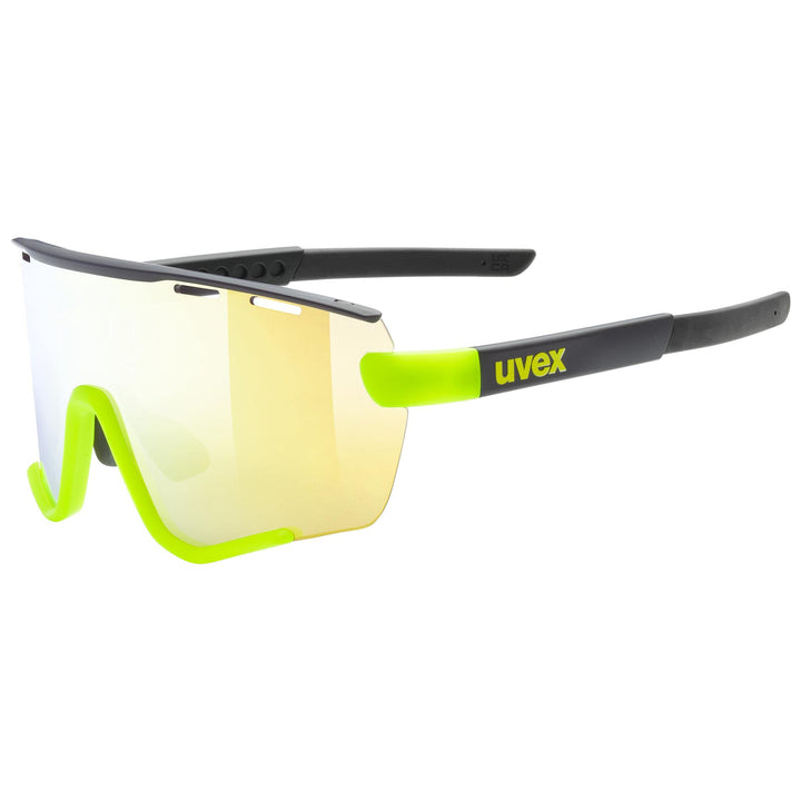uvex Unisex Sportstyle 236 Set Sportbrille (1er Pack) Einheitsgrösse black yellow matt/yellow, Einhe