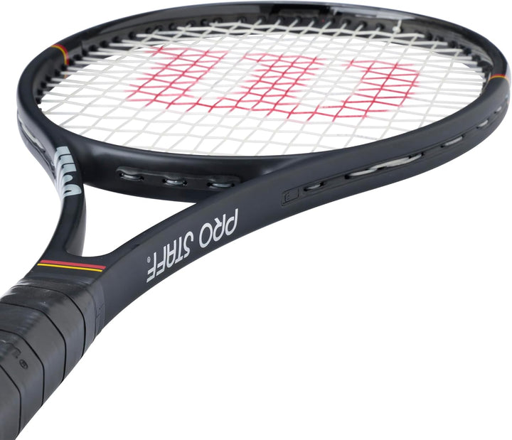 Wilson Pro Staff 97L Classic Adult Performance Tennisschläger – bespannt mit Sensation 16 Natural be