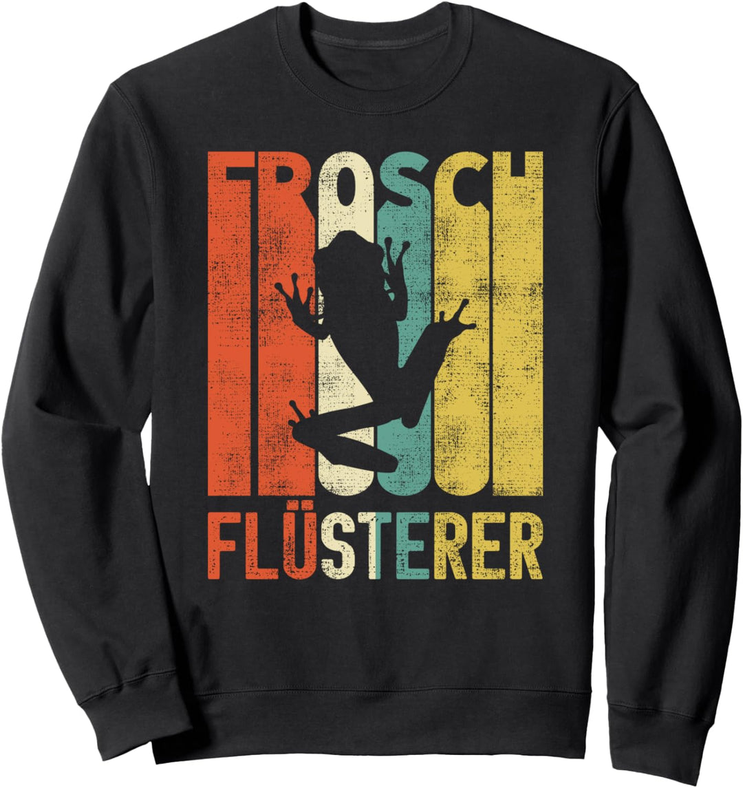 Retro Frosch Flüsterer Vintage Frösche Geschenke Sweatshirt