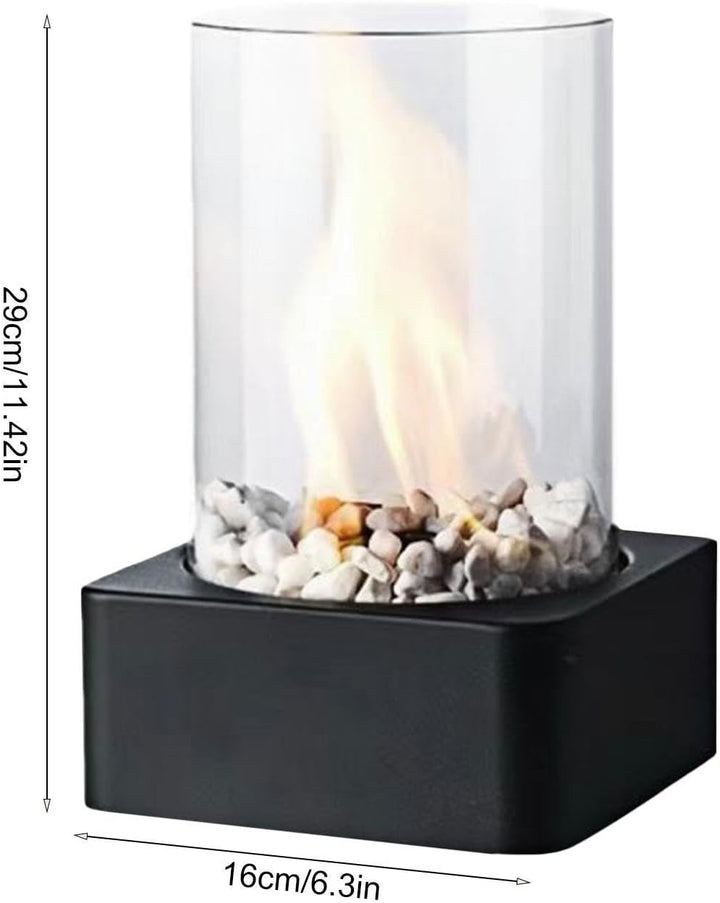 Tischfeuerstelle Mini Ofen Brenner, 29 X 16 cm Tischkamin Für Den Innenbereich, Tragbarer Standkamin