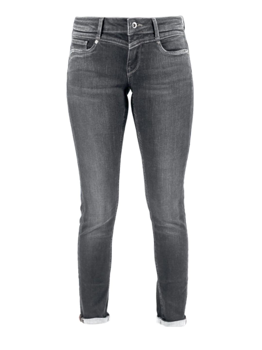 M.O.D. Damen Jeans Ellen - Skinny Fit - Grau - Florencia Grey W25-W34 89% Baumwolle Stretchjeans, Gr