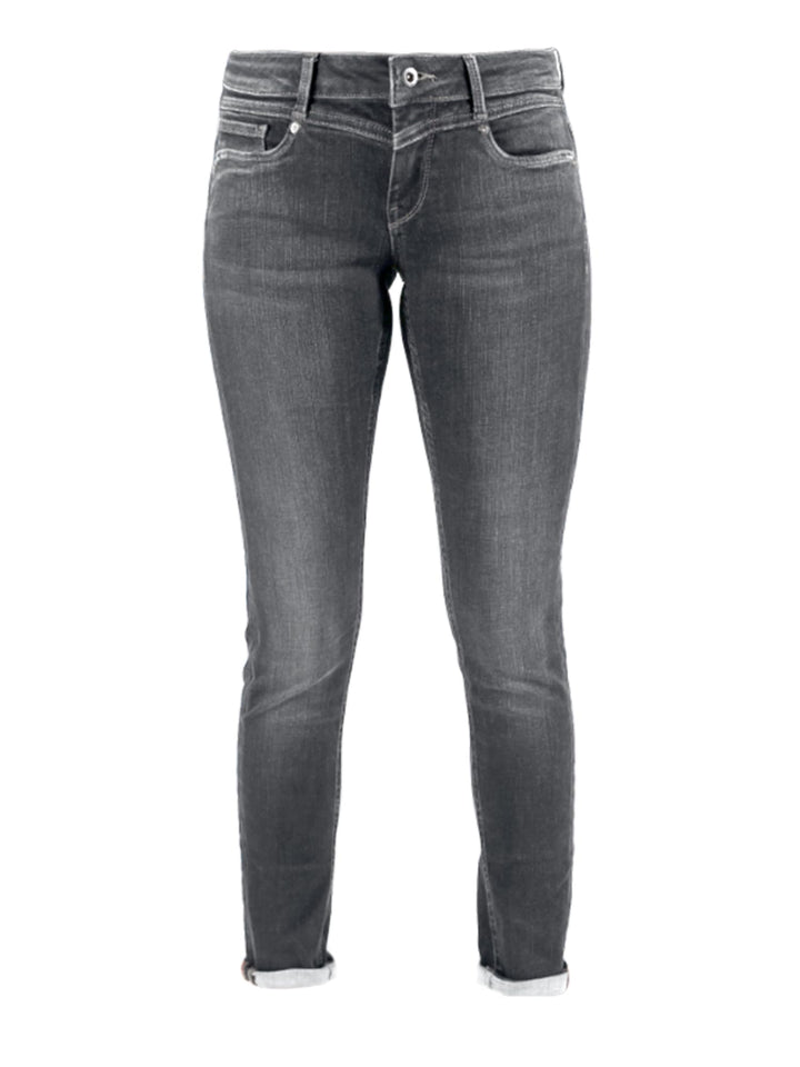 M.O.D. Damen Jeans Ellen - Skinny Fit - Grau - Florencia Grey W25-W34 89% Baumwolle Stretchjeans, Gr