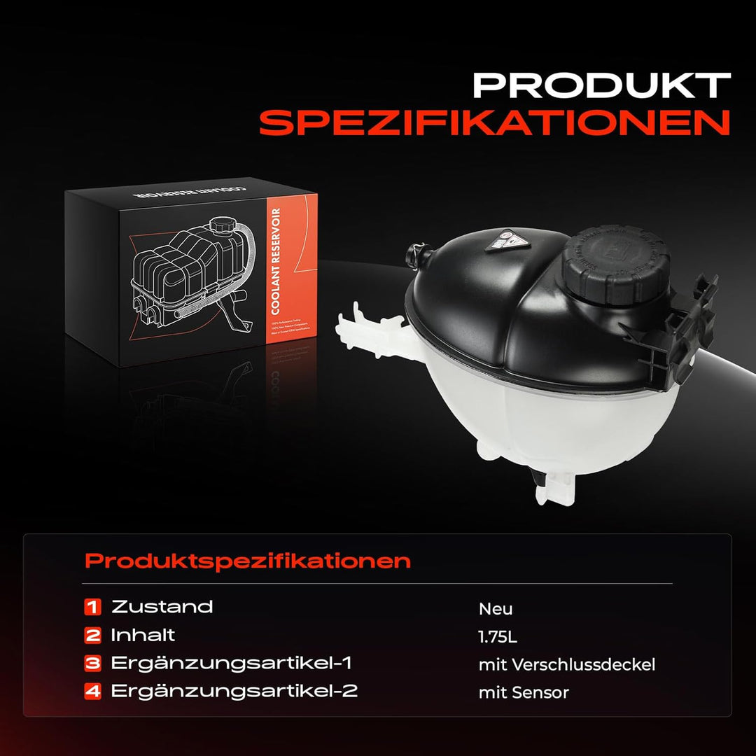 Frankberg Ausgleichsbehälter Mit Deckel & Sensor für W212 C218 63 AMG 5.5L 2011-2014 A2045000949