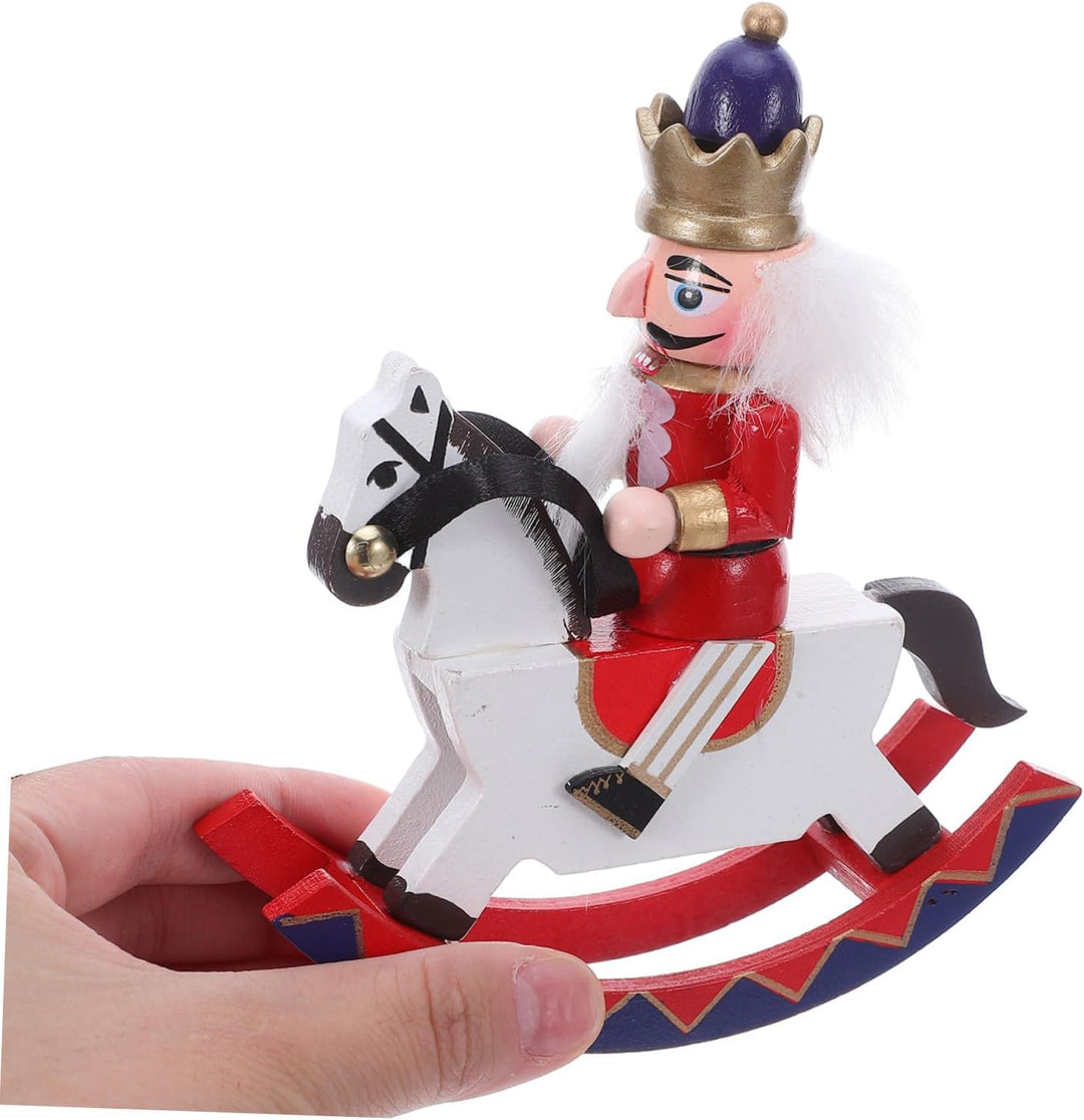 VANZACK Nussknackerfiguren Aus Holz Für Weihnachtsdeko Tischdekoration Und Christbaumschmuck Traditi