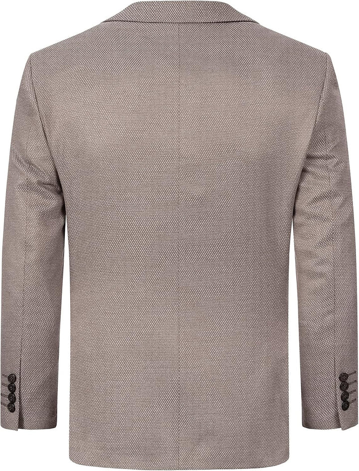 Indumentum Herren Sakko Blazer IJS-100 S Hellbraun, S Hellbraun
