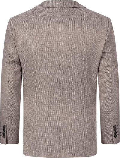 Indumentum Herren Sakko Blazer IJS-100 S Hellbraun, S Hellbraun