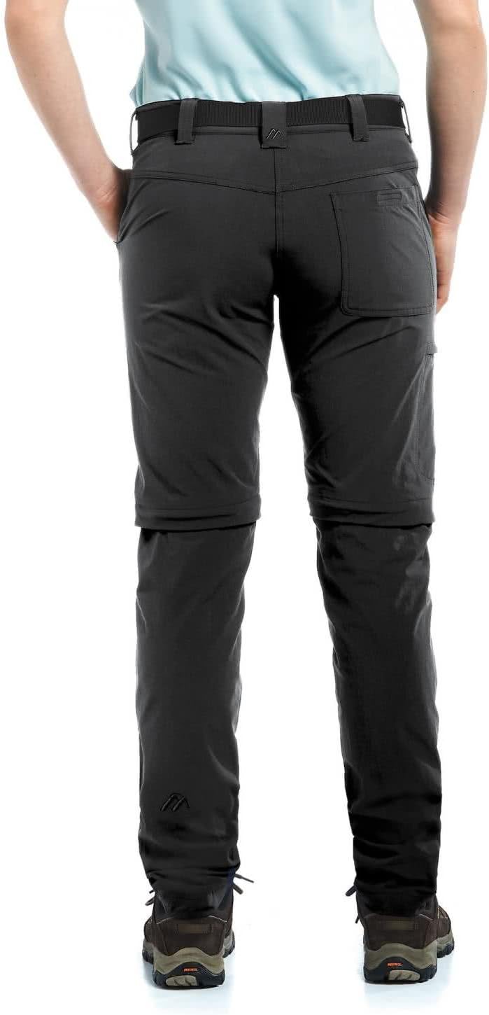 Maier Sports Damen Inara slim zip 17 Schwarz, 17 Schwarz