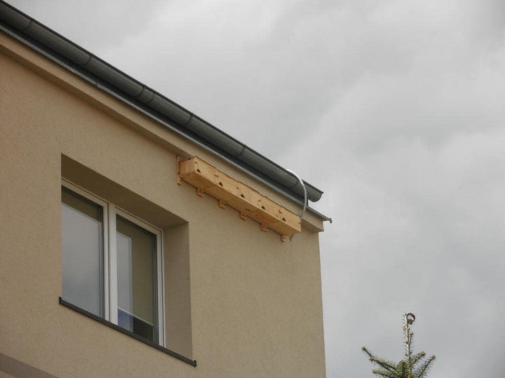 Nistkasten - Doppelter Einbau-Mauerseglerkasten MKW - Stabiler nisthaus für Wildvögel und Gartenvöge