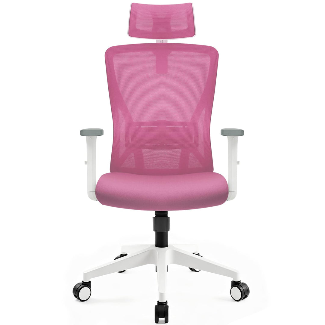 Bürostuhl ergonomisch, Schreibtischstuhl mit Kopfstütze, Lordosenstütze und höhenverstellbaren Armle