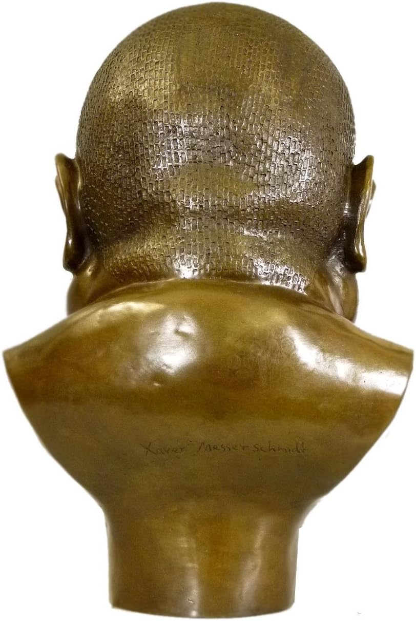 Kunst & Ambiente - Franz Xaver Messerschmidt - EIN Erzbösewicht - Charakterkopf Skulptur - Bronzefig