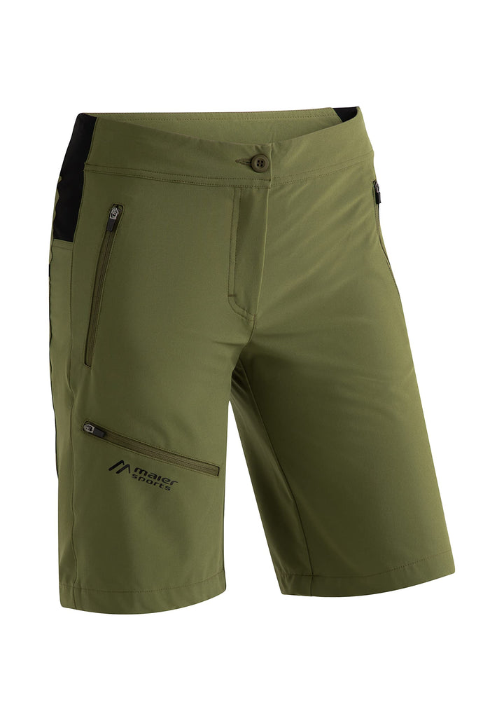 Maier Sports Damen Wander-Shorts Latitshortvario 36 Grün, 36 Grün