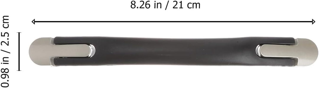 Bestonzon Koffergriff Ersatz 21Cm Schwarz Kunststoff ReisegepäCkgriff Universell Passend Leicht Zu I