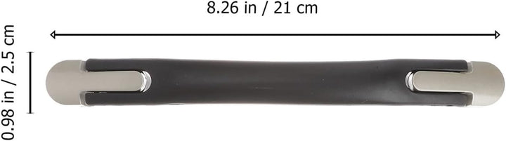 Bestonzon Koffergriff Ersatz 21Cm Schwarz Kunststoff ReisegepäCkgriff Universell Passend Leicht Zu I