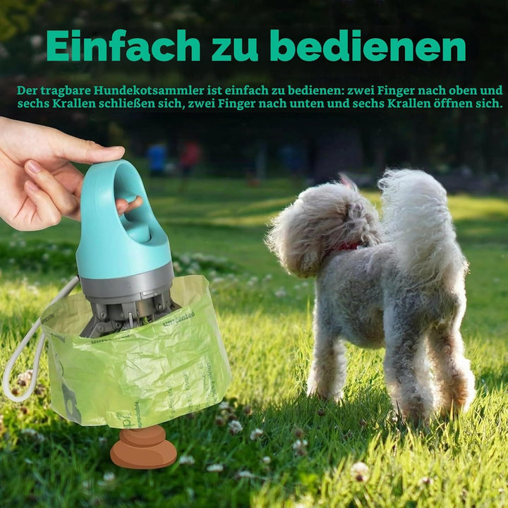Kotschaufel, Hundekrallen-Hundekotsammler, Berührungsloser, Leichter, Tragbarer Kotschaufel für Haus