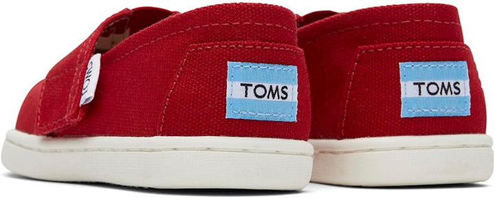 TOMS Unisex Kinder Alpargata Flache Slipper 26 EU Rot, 26 EU Rot