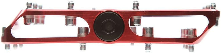 Chromag Scarab Flat Pedals Rot/Ausflug, einfarbig (Getaway Solids), rot