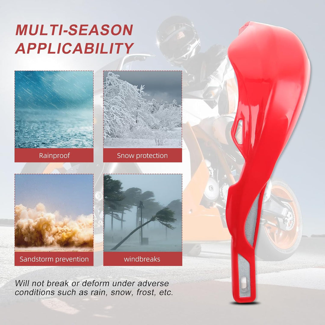 DREAMIZER Handprotektoren Motorrad Aluminium 22mm und 28mm, Handprotektoren für Offroad ATV Dirt Pit