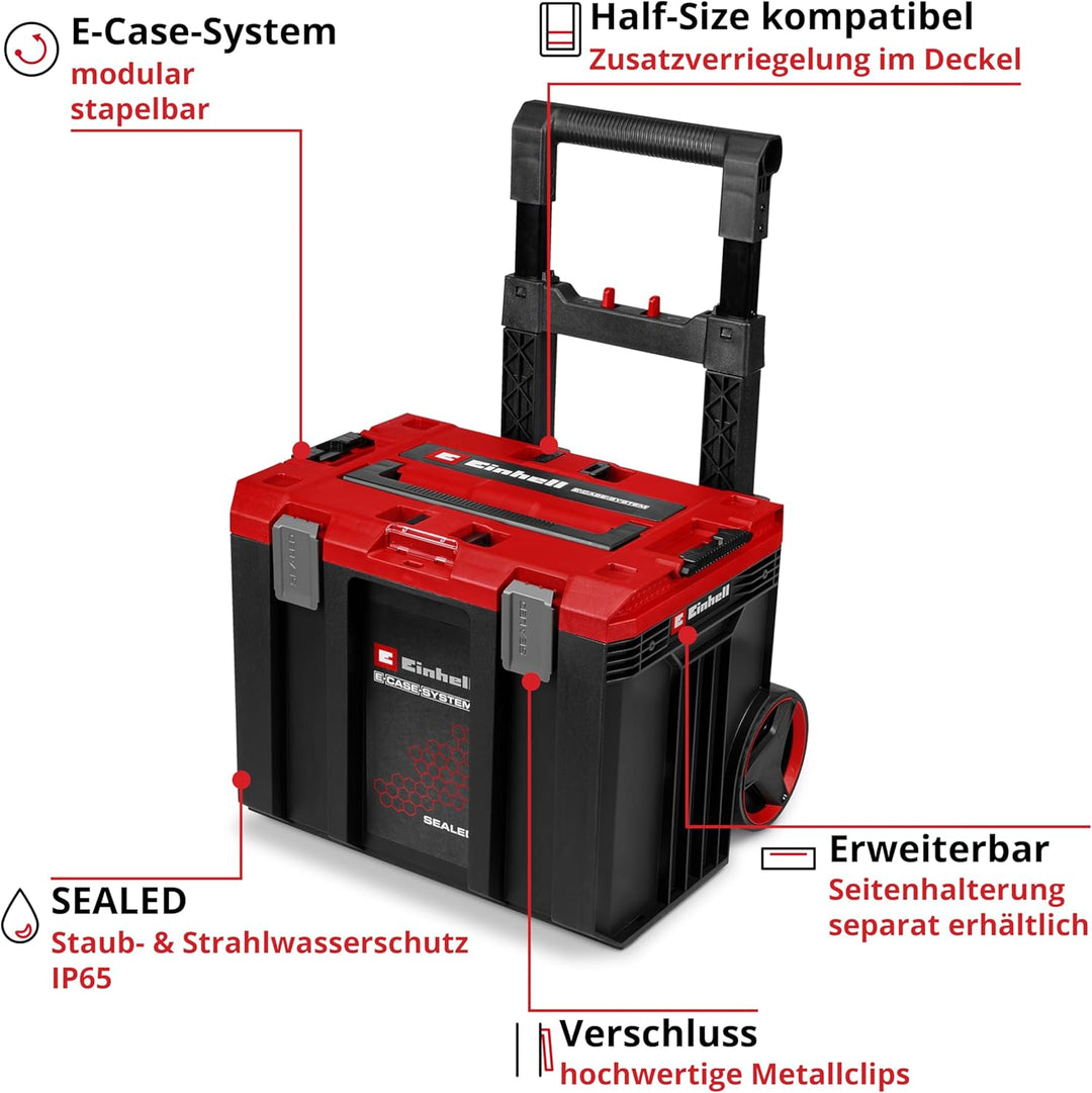 Original Einhell E-Case L SEALED (E-Case-System, max. 120 kg, staubdicht + strahlwassergeschützt, Tr