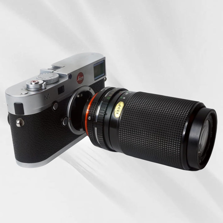 PHOLSY Objektivadapter mit 6-Bit Coding Kompatibel mit Minolta Rokkor MD/MC/SR Objektivs und Leica M
