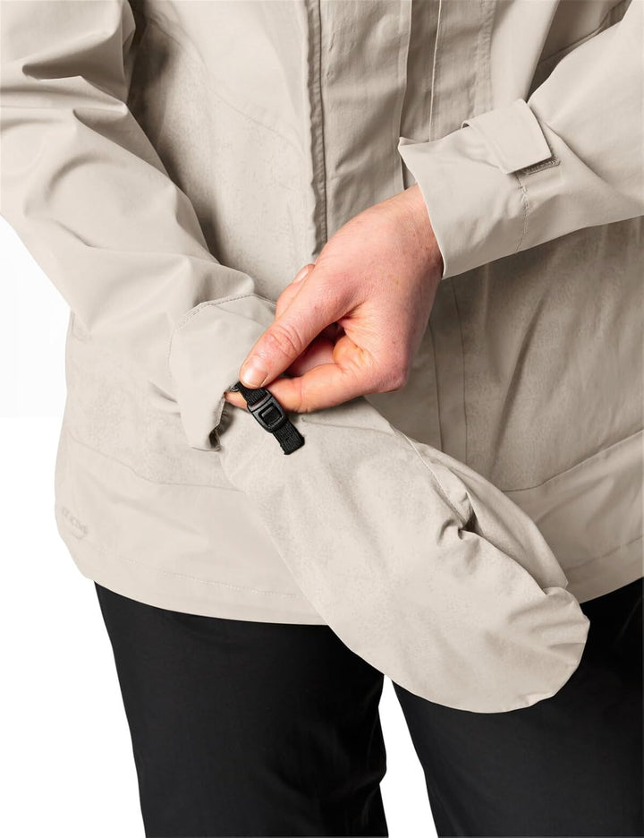 VAUDE Damen Women's Comyou Rain Jacket Jacke 36 ecru, 36 ecru