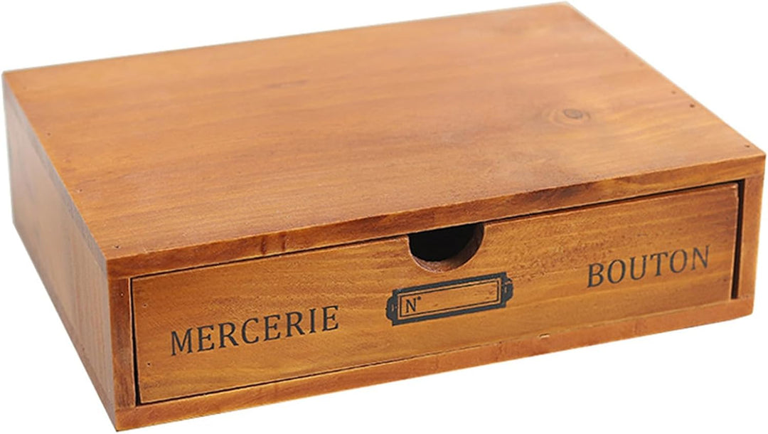 Vintage Holzkiste, Schublade, Schreibtisch-Aufbewahrung, Holz-Tischaufbewahrungsbox, Holz-Einzelschu