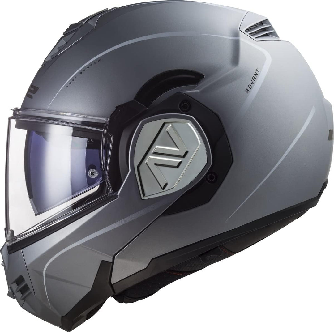 LS2 Klapphelm FF906 Advant Special ECE2206 Modularhelm Motorradhelm L mat silver, L mat silver