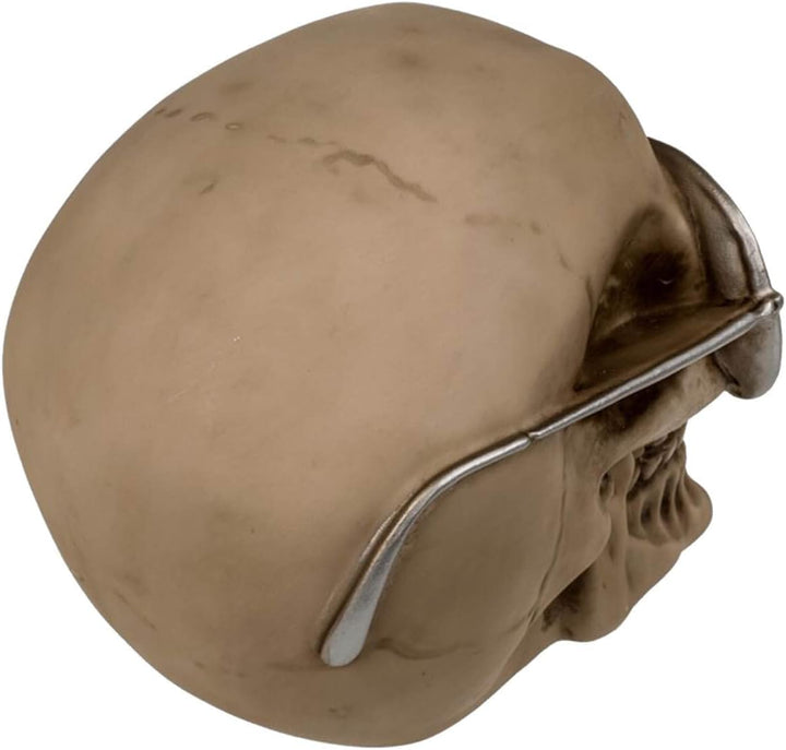 mtb more energy Deko XL Totenkopf Kopfhörerhalter ''Deadly Beats'' - 16x20x17 cm - Figur Dekoration