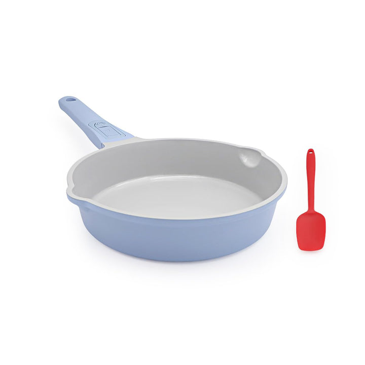 AIKENBBKK keramik pfanne 20 cm, Antihaft Keramikbeschichtung Bratpfanne 20 cm mit Abnehmbarer Griff,