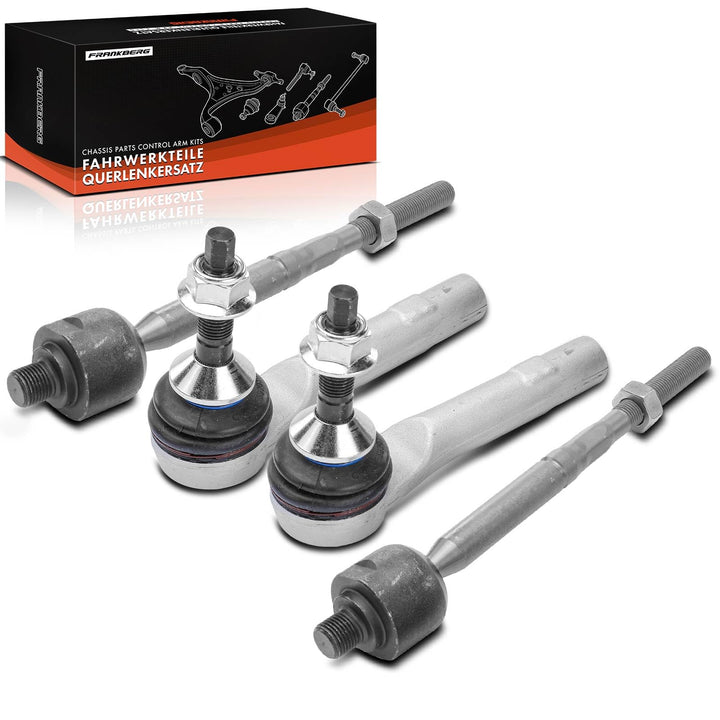 Frankberg 4x Spurstange Spurstangenkopf Vorderachse Links Rechts Kompatibel mit Model 3 5YJ3 2017-20
