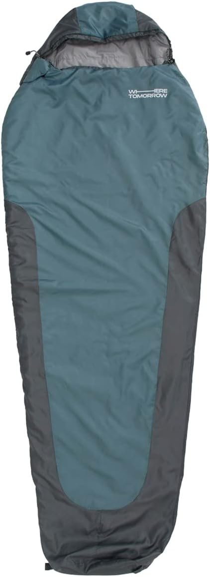Where Tomorrow Ultraleicht Schlafsack | Outdoor Sommerschlafsack | Camping, Festival, Reise | 3-4 Ja