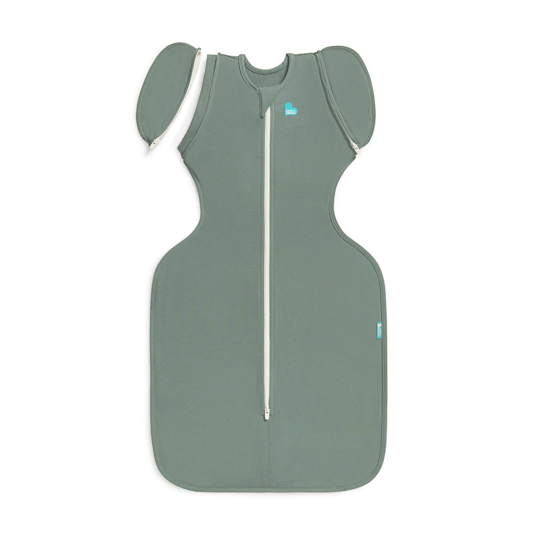 Love To Dream Wickelsack für den Übergang, Grösse M, 6–8,5 kg, Deep Olive, eng anliegende Passform F