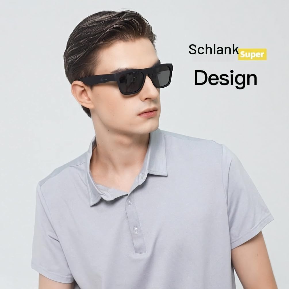OhO sunshine wasserdichte Audio Sonnenbrille, Bluetooth Kopfhörer Sonnenbrille zum Hören von Musik u